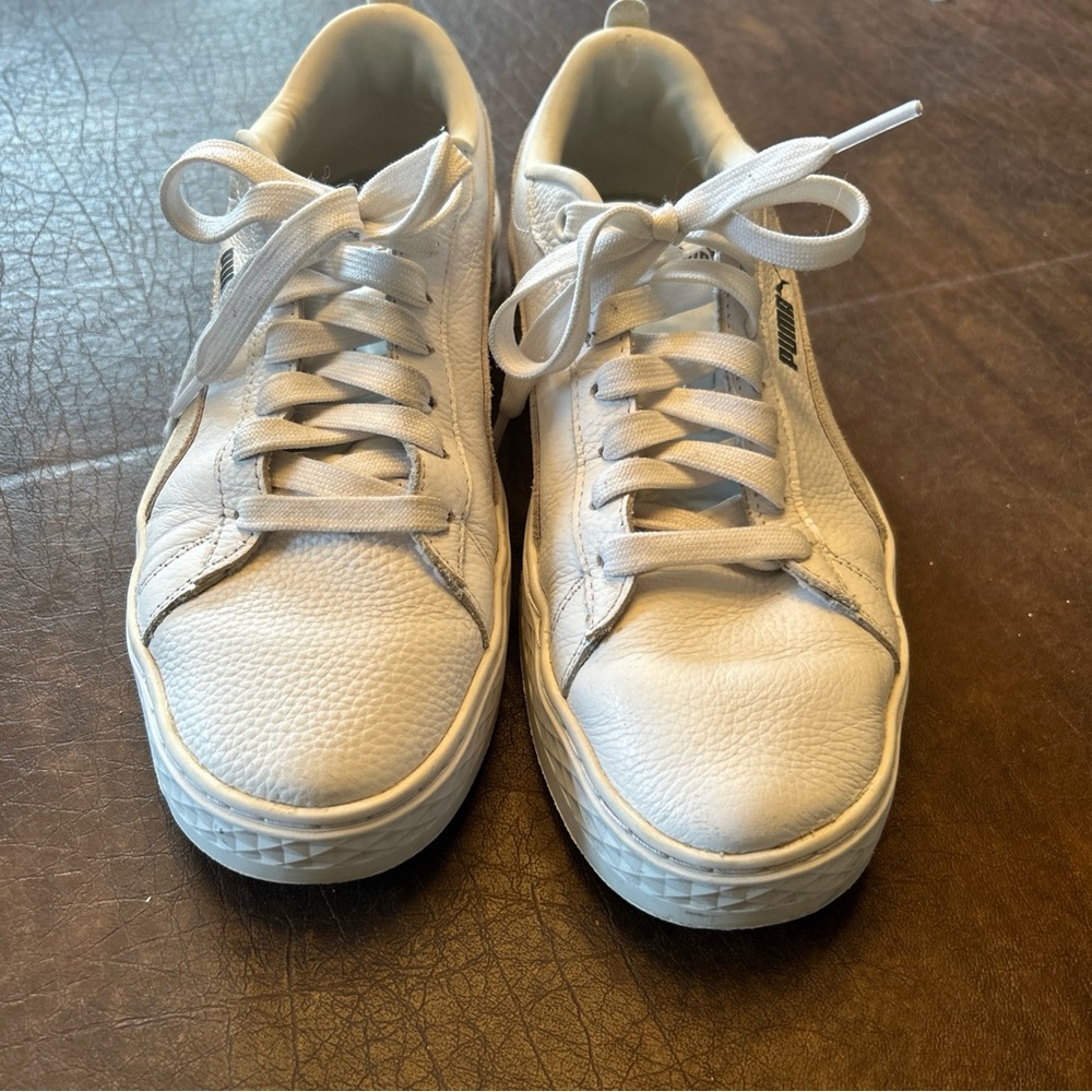 Puma Classic White Leather Sneakers